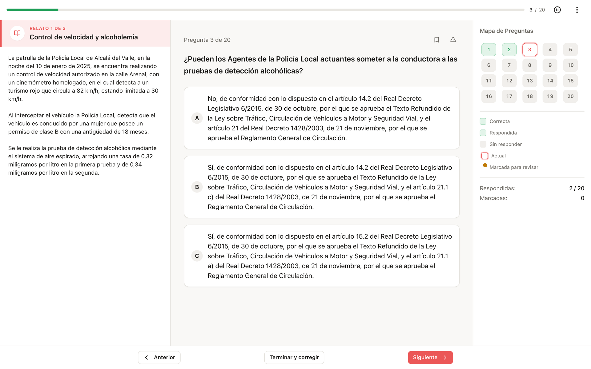 Opositandos: relato + pregunta